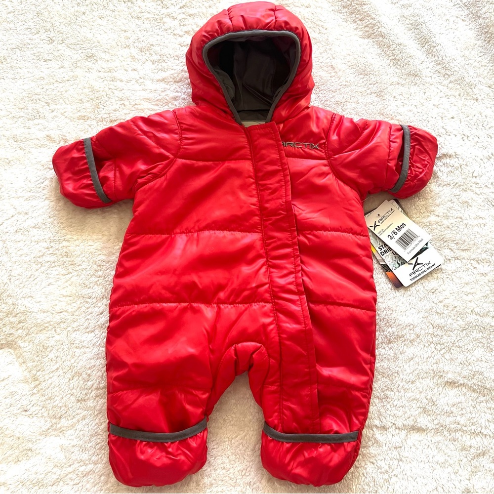 Arctix infant bunting snow suit red  3-6 months